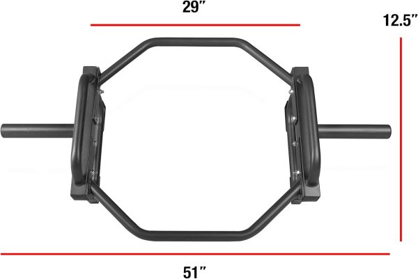 CAP Barbell Olympic Trap Bar, Hex Bar, Shrug Bar, Deadlift Bar - Image 2