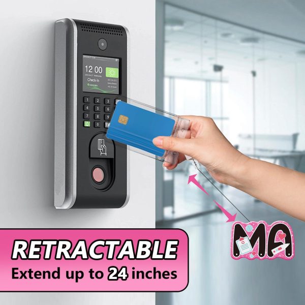 MA Retractable Badge Holder Reels with ID Clip for Medical Assistant Nurse - Image 4