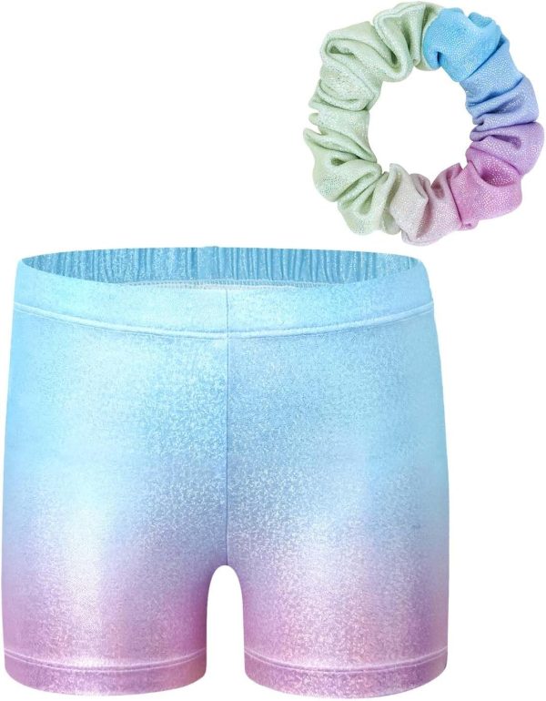 Gogokids Gymnastics Leotards for Girls, Kids Glitter Stars Dance Unitards - Image 4