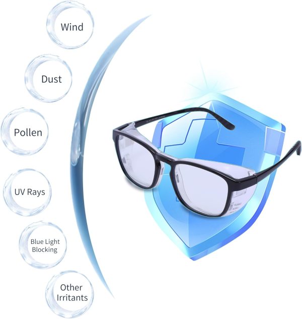 Christmas Dry Eyes Relief Eyeglasses, Blue Light Blocking, Moisture Chamber - Image 3