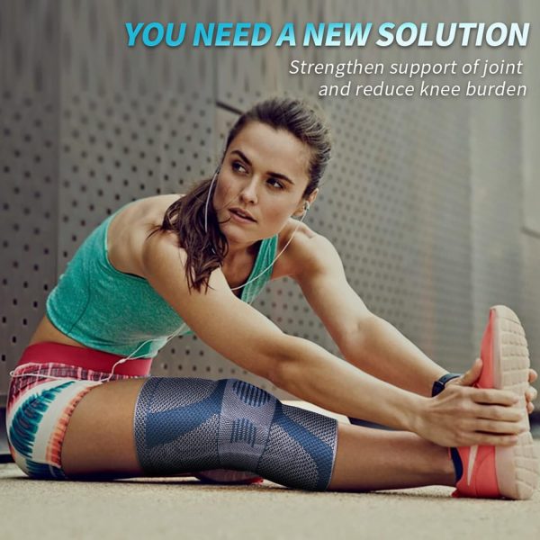 NEENCA Professional Knee Brace for Pain Relief, Medical Knee Compression - Image 4