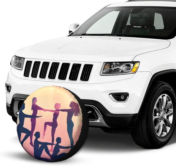 Gymnastics Game Print Tire Covers Wheel Covers for RVs Trailers Cars Camper - Image 4
