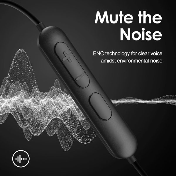 Bluetooth Headphones, 150H Playtime Wireless Bluetooth Earbuds w/Mic in-Ear - Image 4