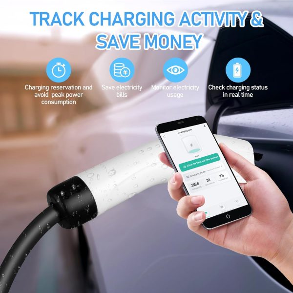 EV Charger Level 2, 8 to 32Amp - 240V Portable Electric Car Charger Nema - Image 3