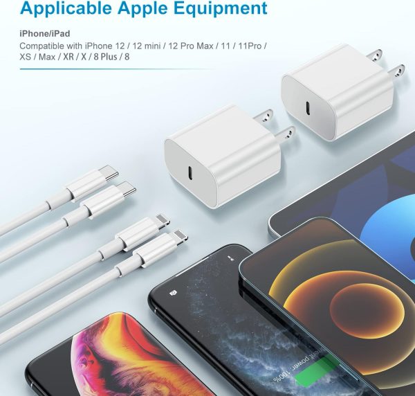 iPhone Charger Fast Charging 6ft Cord【Apple Certified】 USB C to Lightning C - Image 7