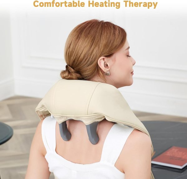 Neck and Shoulder Massager with Heat, Wireless Design Neck Massager for - Image 5