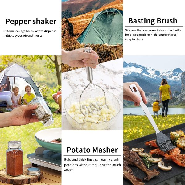 Camping Essentials Accessories Camping Gear Must Haves, Cooking Utensils - Image 9
