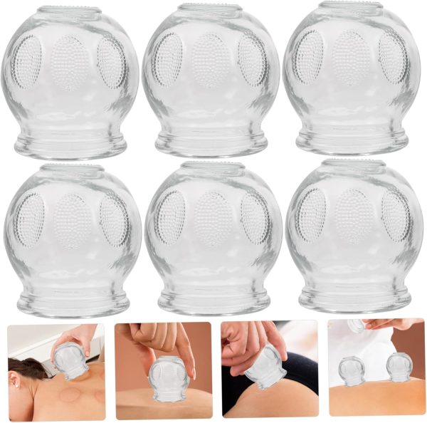 NUOBESTY 6 Pcs Glass Cupping Therapy Set Cupping Device for Massage and - Image 7