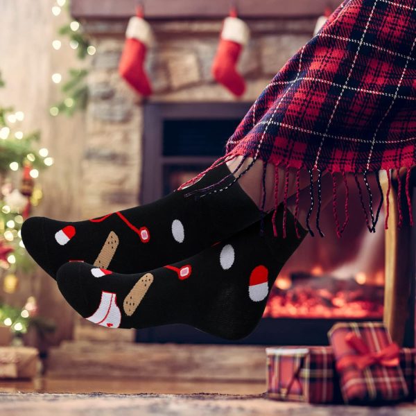 Retisee 8 Pairs Novelty Nurse Socks Nurse Appreciation Gifts for Women Cute - Image 7