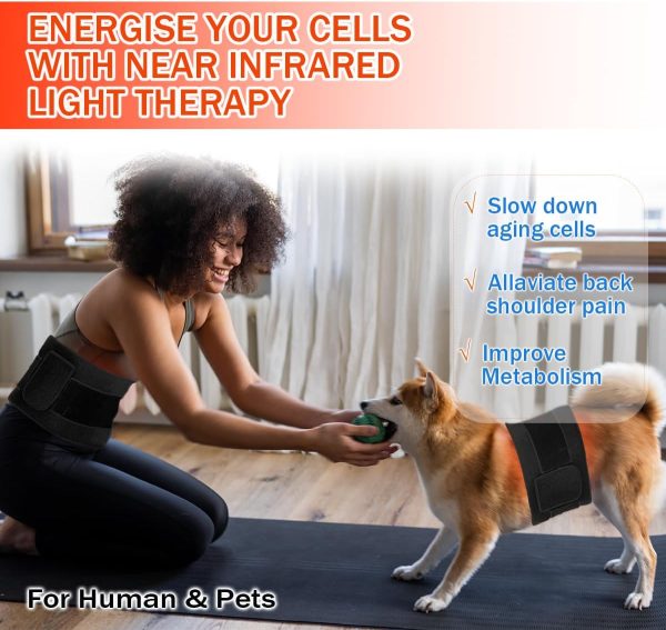 Red Light Therapy Infrared Light Therapy Pad for Body Pain NIR Deep Therapy - Image 9