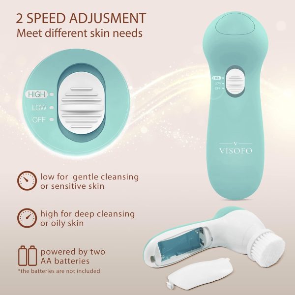 Face Scrubber | Facial Cleansing Brush Exfoliator Skin Care Products Beauty - Image 6