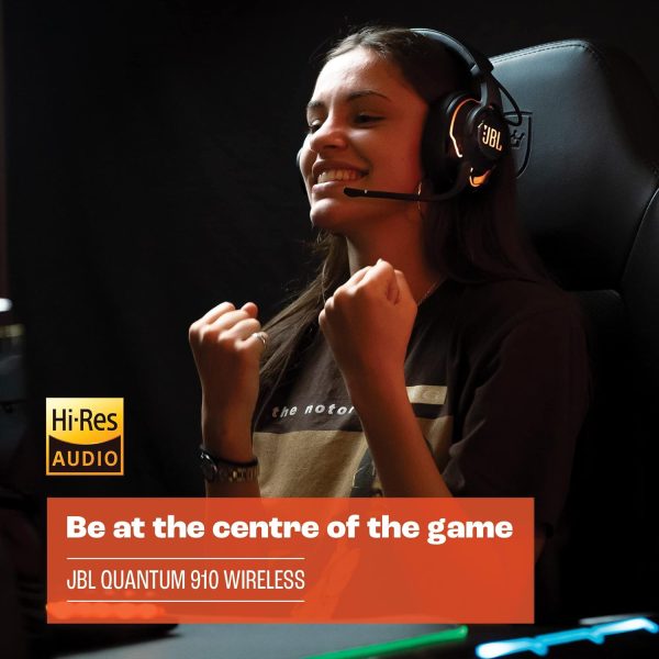 JBL Quantum 910 - Wireless Over-Ear Performance Gaming Headset with Head - Image 3