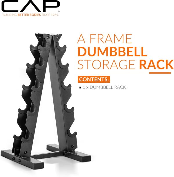CAP Barbell A-Frame Dumbbell Weight Rack | Color Series - Image 3