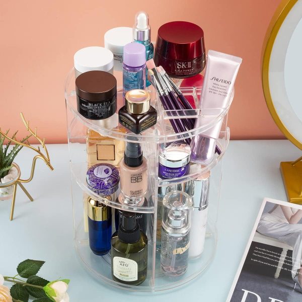 Argox 360° Rotating Makeup Organizer, Skincare Storage Box, Cosmetic - Image 6