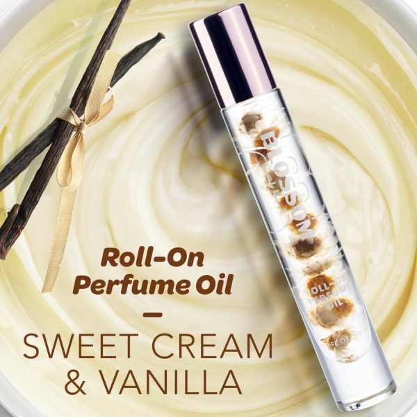 Blossom Roll on Perfume Oil for Women, Alcohol Free Gourmand Rollerball - Image 2