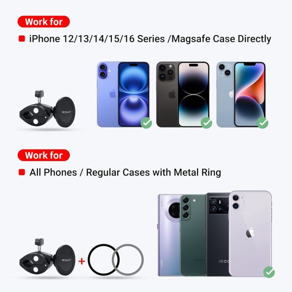 Phone Holder Mount Magnetic Accessories: Fitness Equipment Gym Motorcycle - Image 8