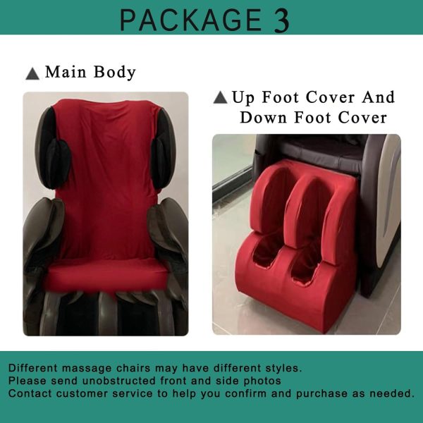 Massage Chair Cover,Stretch Fabric Massage Chair Cover Dustproof Protectors - Image 8