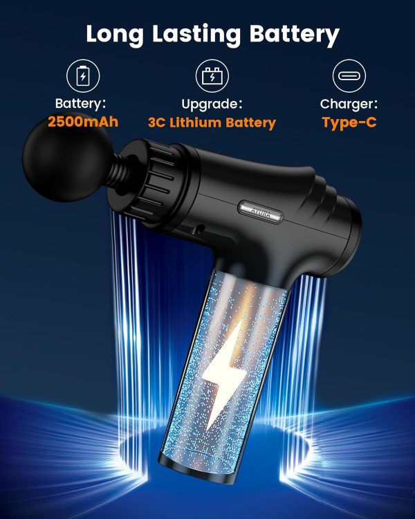 AYURA Massage Gun Deep Tissue, Percussion Muscle Massager Gun, Handheld - Image 4
