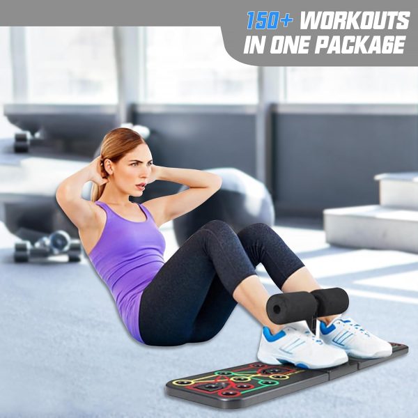 Push Up Board with Sit up Stand. Multifunctional Push Up Board with - Image 4