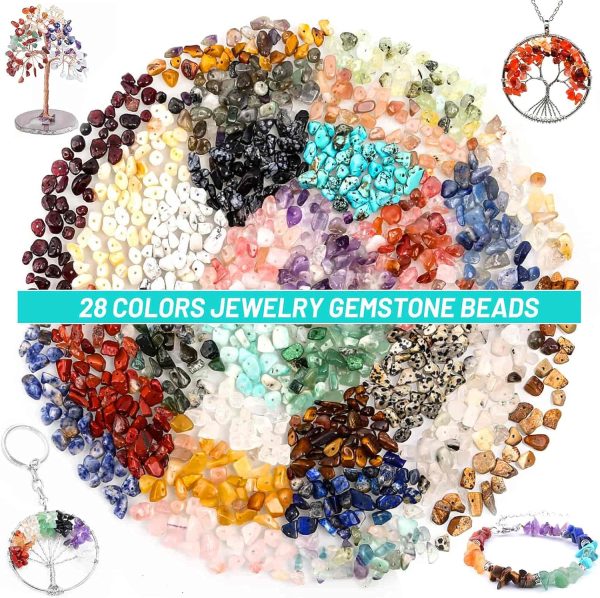 selizo Jewelry Making Kits for Adults Women with 28 Colors Crystal Beads, - Image 4