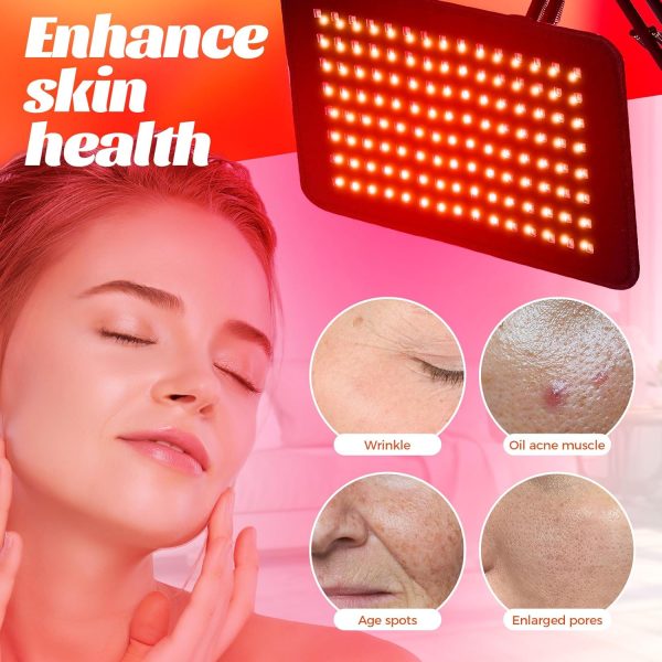 Red Light Therapy for Face and Body, Red Infrared Light Therapy Lamp Belt - Image 2