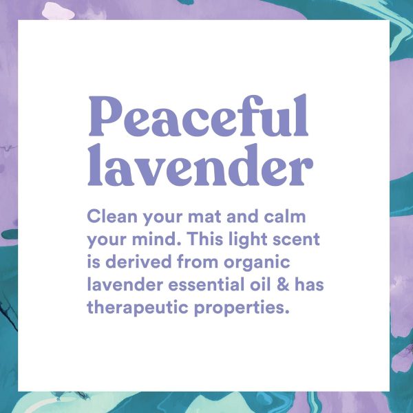 ASUTRA Yoga Mat Cleaner Spray (Peaceful Lavender), 4 fl oz - No Slippery - Image 8