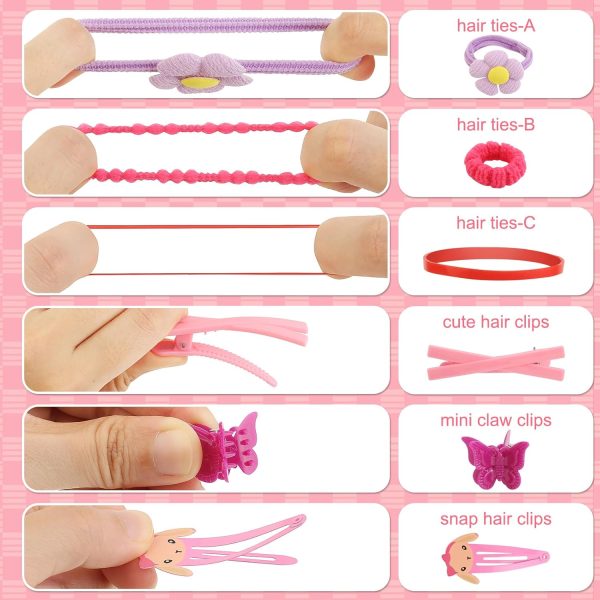 Toddler Girls Hair Accessories Kit, Hair Clips Little Girl Barrettes Kids - Image 6
