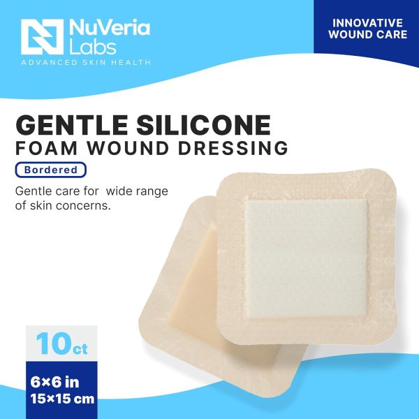 Hospital Grade Bordered Silicone Foam Wound Dressing - Gentle Silicone - Image 2