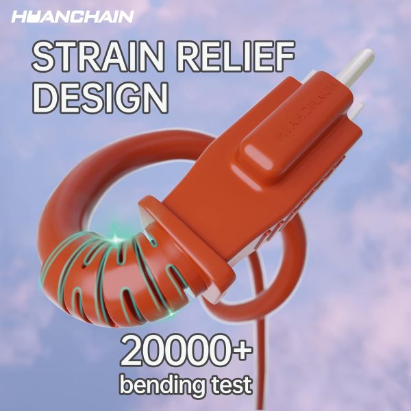 HUANCHAIN Indoor Outdoor Extension Cord 50 ft Waterproof, 16/3 Gauge - Image 2