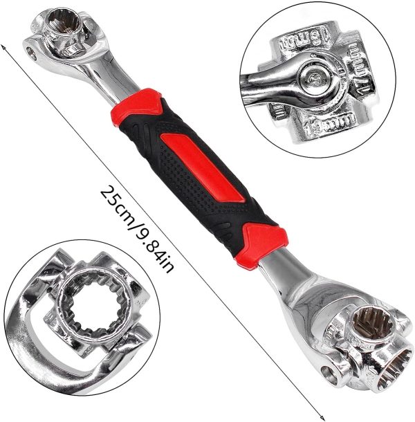 52 in 1 Socket Wrench, Stainless Steel Professional Multi-Functional - Image 2