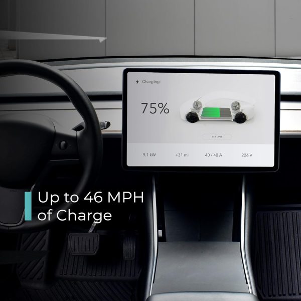 Lectron Tesla (NACS) V-Box Pro Electric Vehicle Charging Station 48 Amp - - Image 3