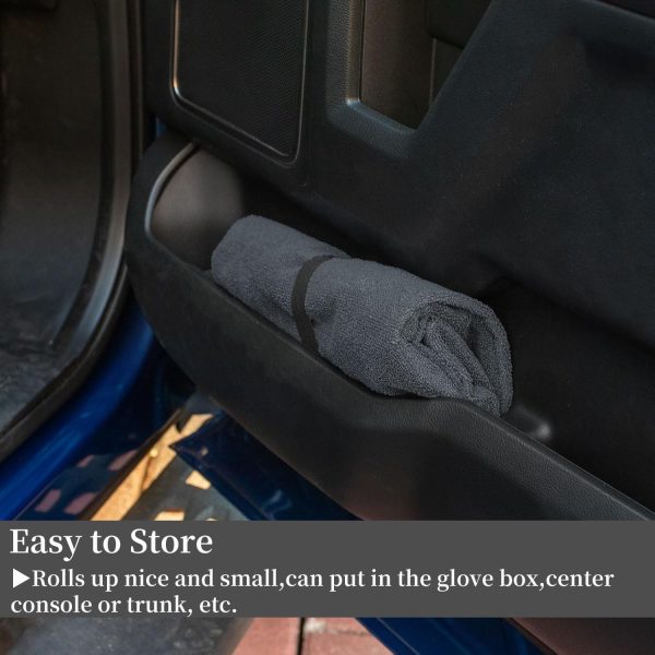 VOPHIA Waterproof Sweat Towel Car Seat Cover for Post Gym Workout, Running, - Image 5