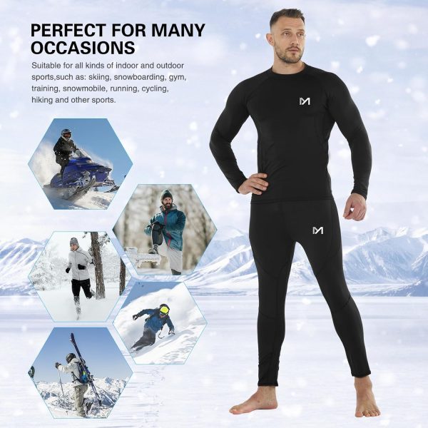 Men's Thermal Underwear Set Sport Long Johns Base Layer - Image 6