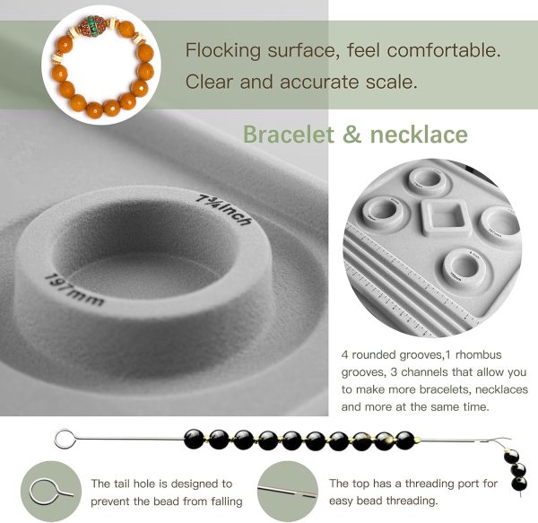 INDIVSHOW The Design Bracelet Bead Board with Clear Cover for Jewelry - Image 4