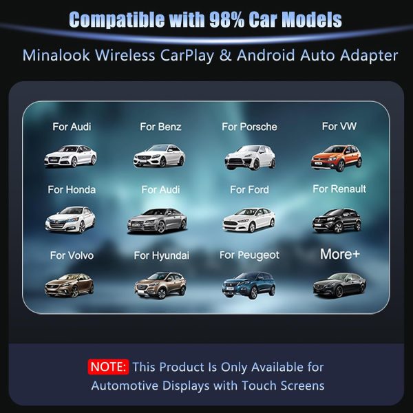 Wireless CarPlay Adapter, 2024 Upgrade Support Netflix/YouTube/TF Card Plug - Image 7