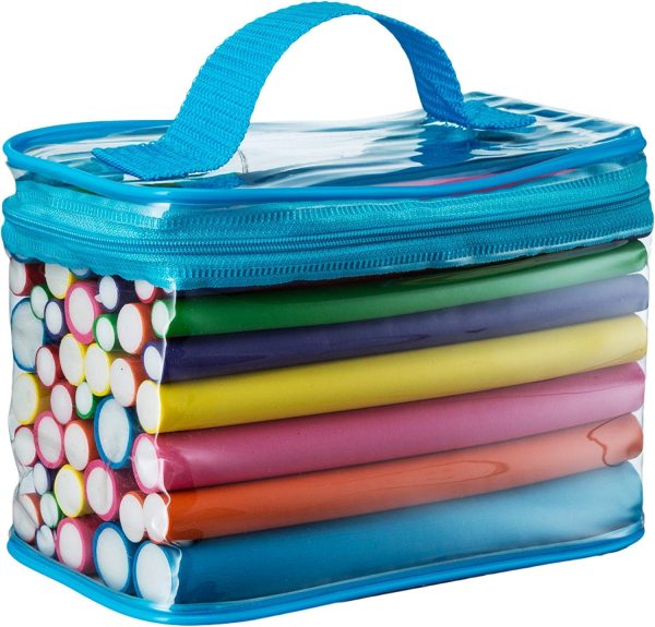 Tifara Beauty Salon Heatless Flexible Hair Rollers Curlers 42-pack 7" Soft - Image 4