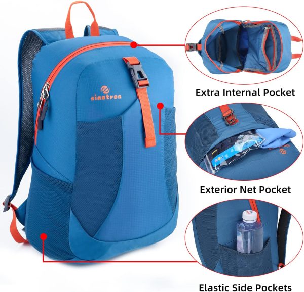 sinotron 22L Lightweight Packable Hiking Backpack, Small Hiking Backpack - Image 3