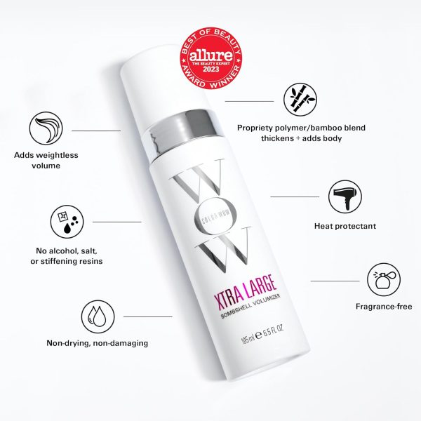 COLOR WOW Xtra Large Bombshell Volumizer – New Alcohol-Free Technology for - Image 3