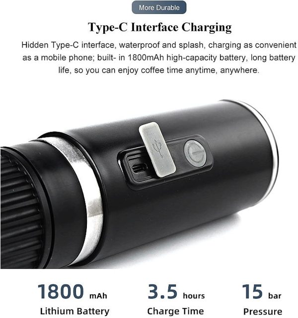 Portable Home Coffee Machine Fully Automatic Espresso Maker Coffee Machine - Image 3
