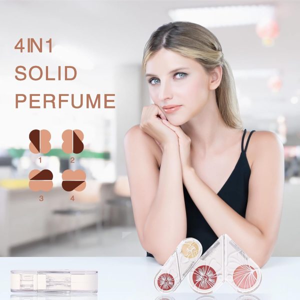 4-in-1 Solid Perfume for Women – Changeable Shape Pheromone-Infused Balm - Image 9