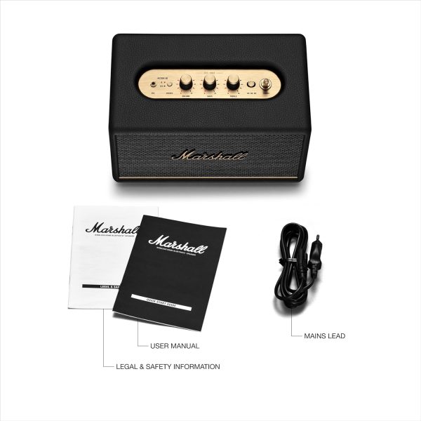 Marshall Acton III Bluetooth Home Speaker, Black - Image 9