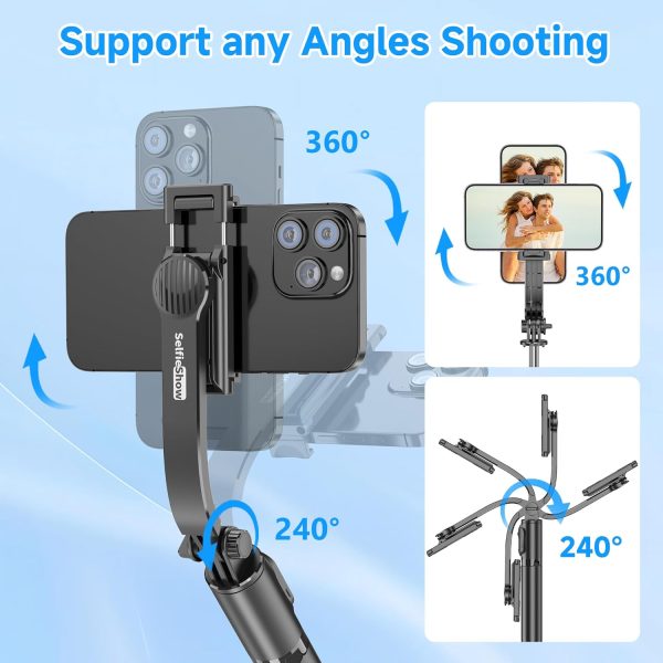 SelfieShow Selfie Stick, Extendable Selfie Stick Tripod with Wireless - Image 5