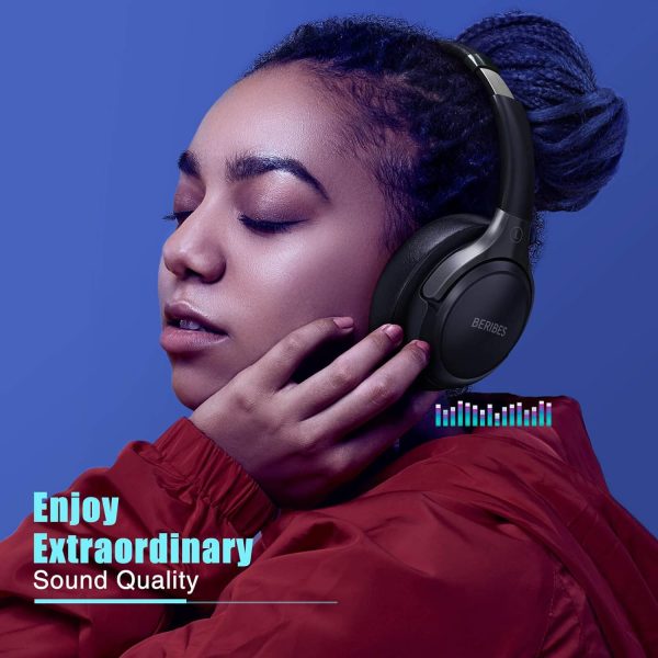 BERIBES Bluetooth Headphones Over Ear, 65H Playtime and 6 EQ Music Modes - Image 5