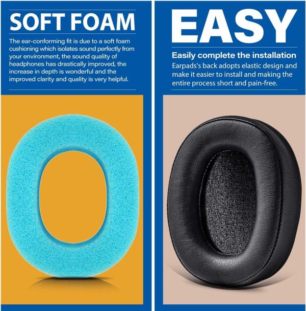 PX Ear Pads - TRANSTEK Replacement Ear Cushion Compatible with Bowers & - Image 3