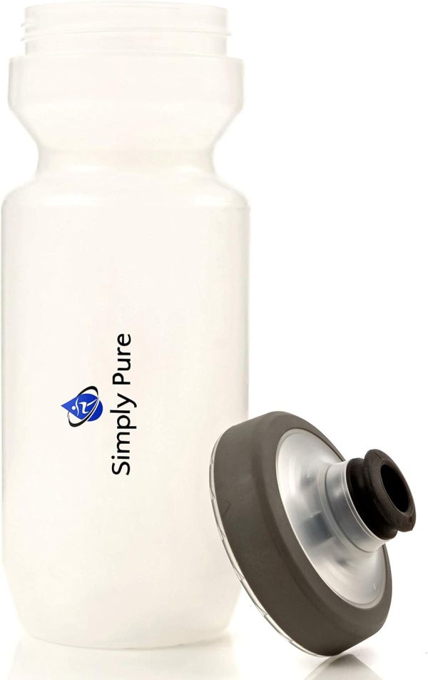Simply Pure Purist 22 Oz BPA-Free, Sport & Bike Squeeze Water Bottle by - Image 2