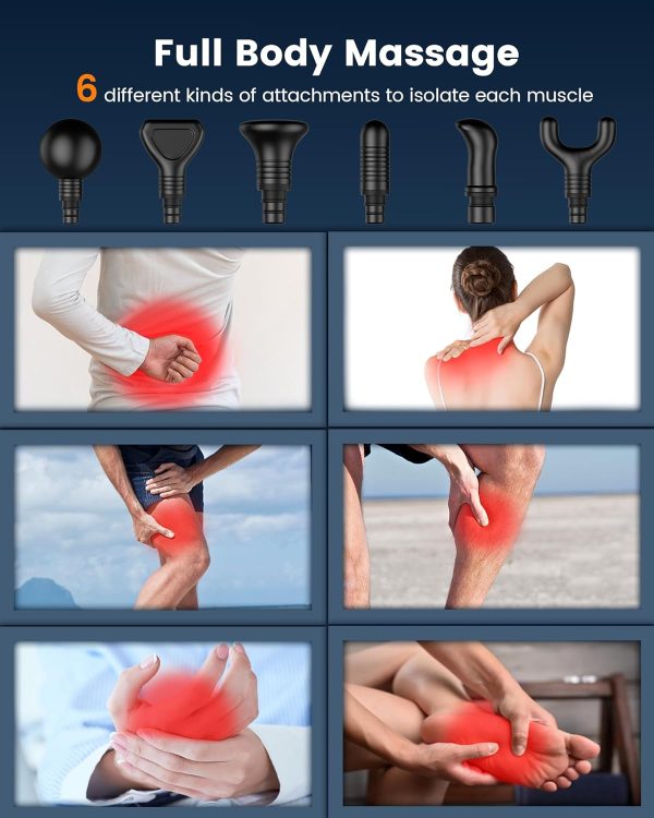 AYURA Massage Gun Deep Tissue, Percussion Muscle Massager Gun, Handheld - Image 6
