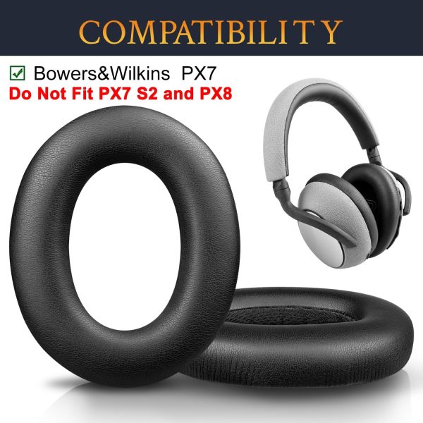 SOULWIT Ear Pads Cushions Replacement for Bowers & Wilkins PX7 Over-Ear - Image 2