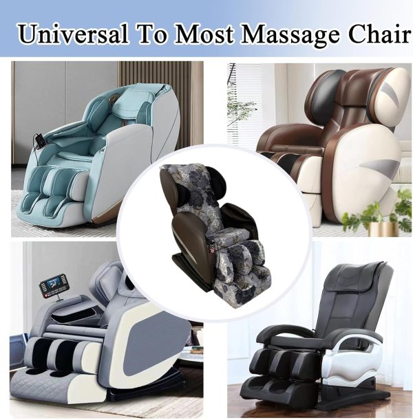 Full Body Massage Chair Cover, Shiatsu Zero Gravity Chair Covers Washable - Image 4
