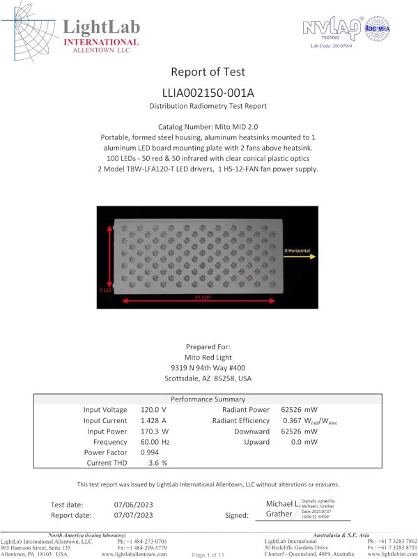 Mito Red Light - MitoMID 2.0 Red Light Panel - Red Light Therapy for Face - Image 6