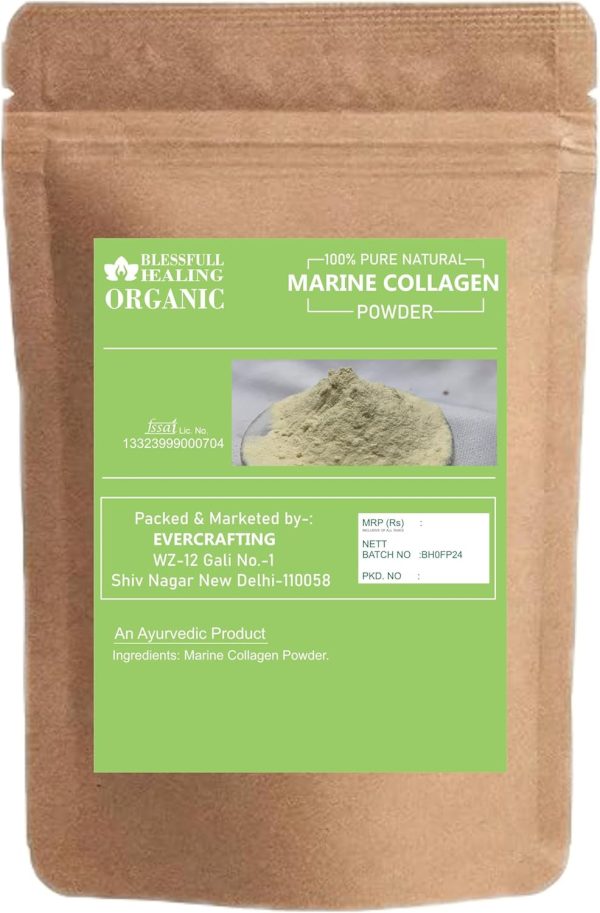 Organic Marine Collagen Powder 100% Pure Natural 200 Gram / 7.05 oz - Image 2